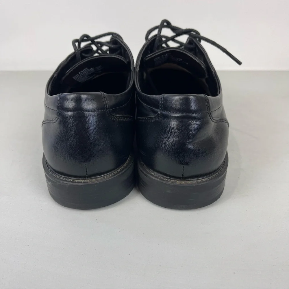 Apt 9 Men's Kirk Dress Shoes Black Ortholite Square Toe Comfort Shoes Size 8.5M